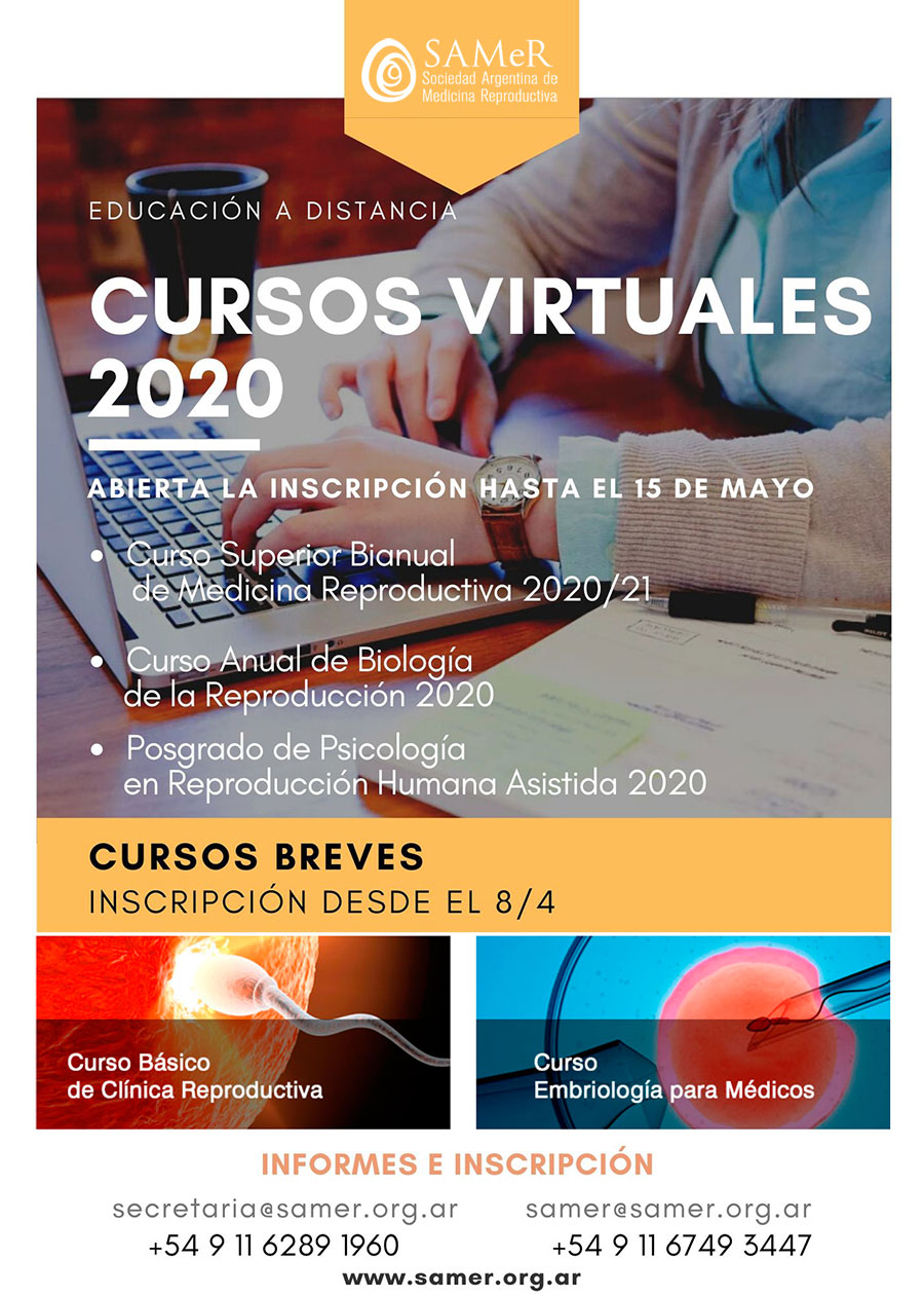 Cursos online SAMeR 2020